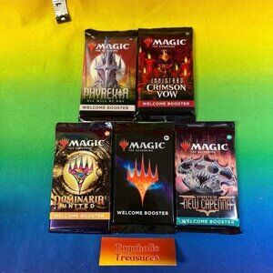 Magic the Gathering Welcome Booster Card Packs Lot MTG